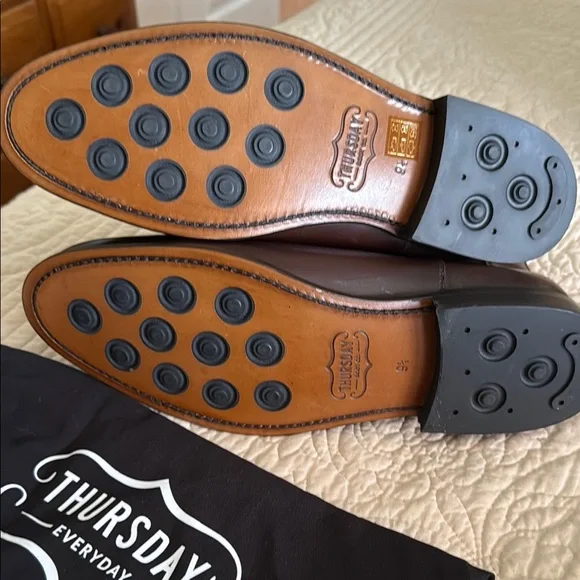 Thursday Boots Brown Chelsea Ankle Boots - Picture 3 of 3